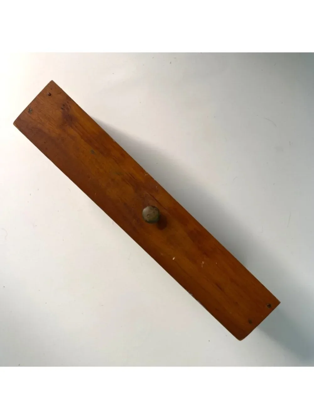 Vintage Handcrafted Wood Wall Organizer Shelf Rack with Drawer 19